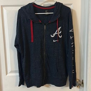 Atlanta braves zip up jacket